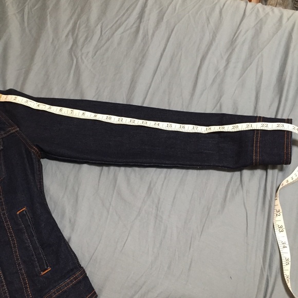 NWOT Old Navy Womens Dark Denim Jean Jacket Size S - Picture 6 of 8